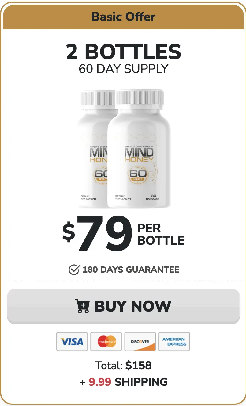 Buy Mind Honey Pro 1 bottle — 30 day supply memory and focus support